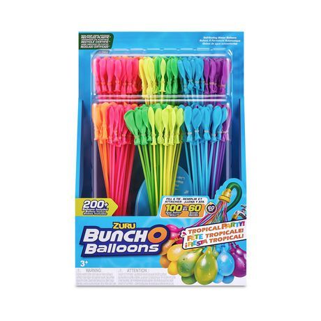 Bunch O Balloons Tropical Party 200+ Water Balloons, By Zuru | Walmart (CA)