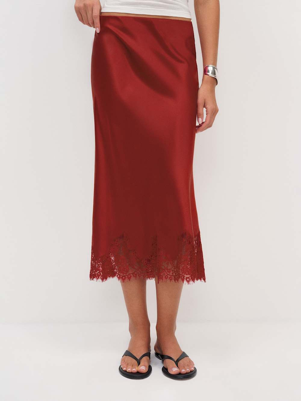 Carolina Silk Skirt | Reformation (Global)