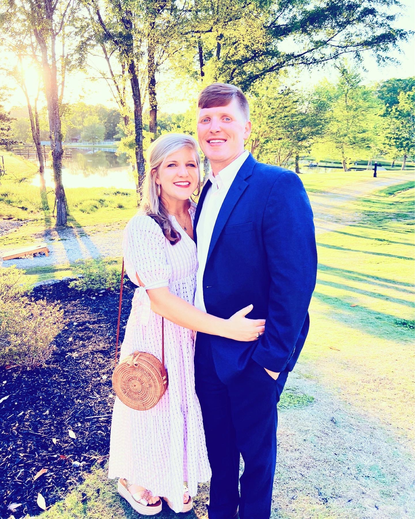 🎶”But honey, I love your love the most!” 🎶 - Oh how I love my handsome forever wedding date!! 😘😍 We had the very best time celebrating @kendallstevens5 and @breannabashford tonight!! 💒🎊 #foreverweddingdate #parentsnightout 

#LTKSeasonal #LTKstyletip
