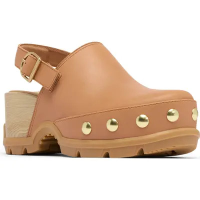 SOREL ROAM'N RVT Clog in Tawny Buff/gum at Nordstrom, Size 6 | Nordstrom