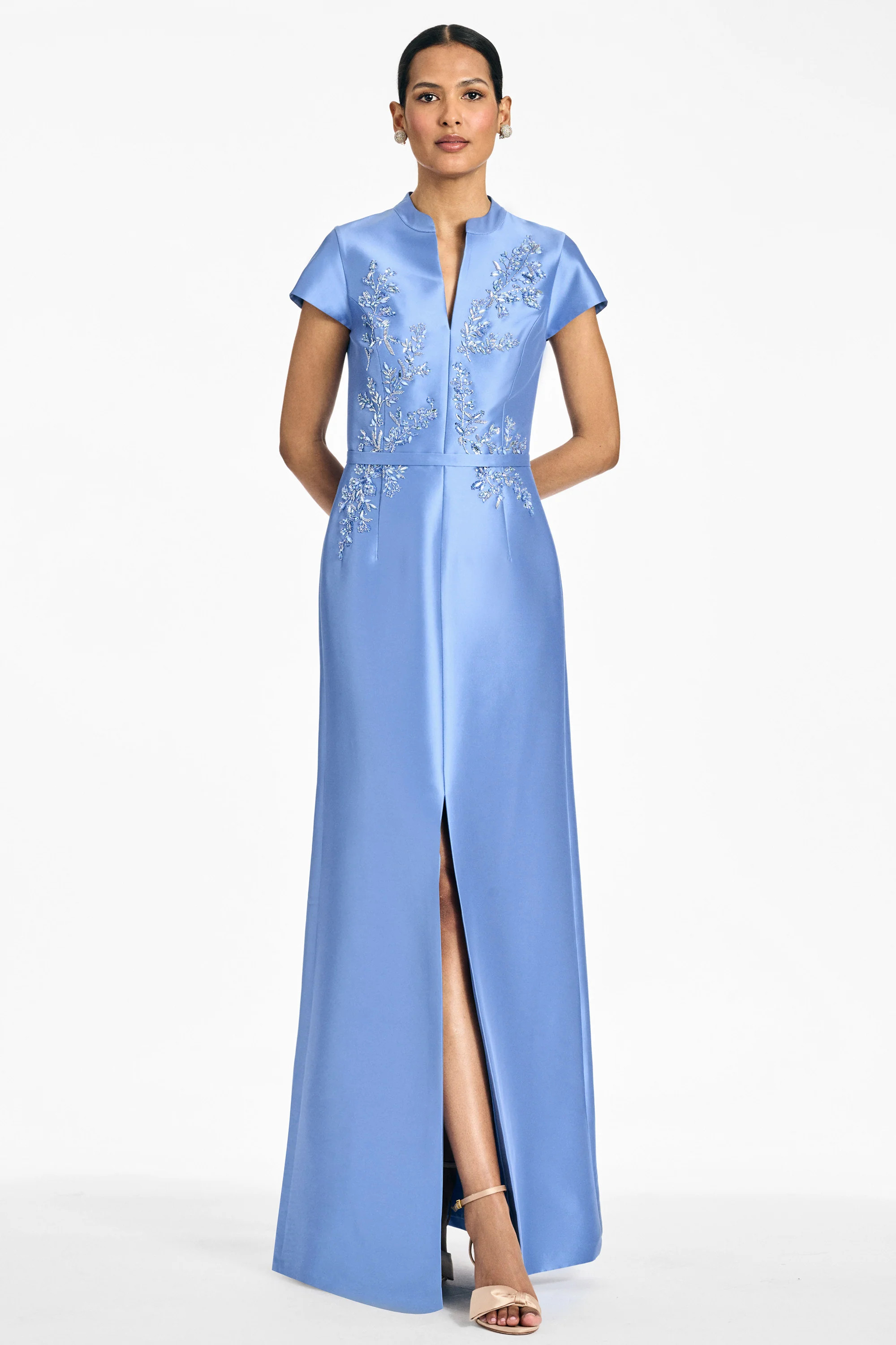 EMBELLISHED CHARLOTTE GOWN - OPAL | Sachin and Babi