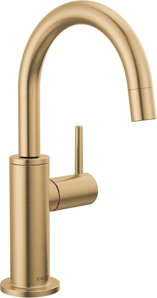 Delta Faucet Instant Hot Water Dispenser Faucet Gold, Instant Hot Water Tap, Hot Water Faucet, Ch... | Amazon (US)