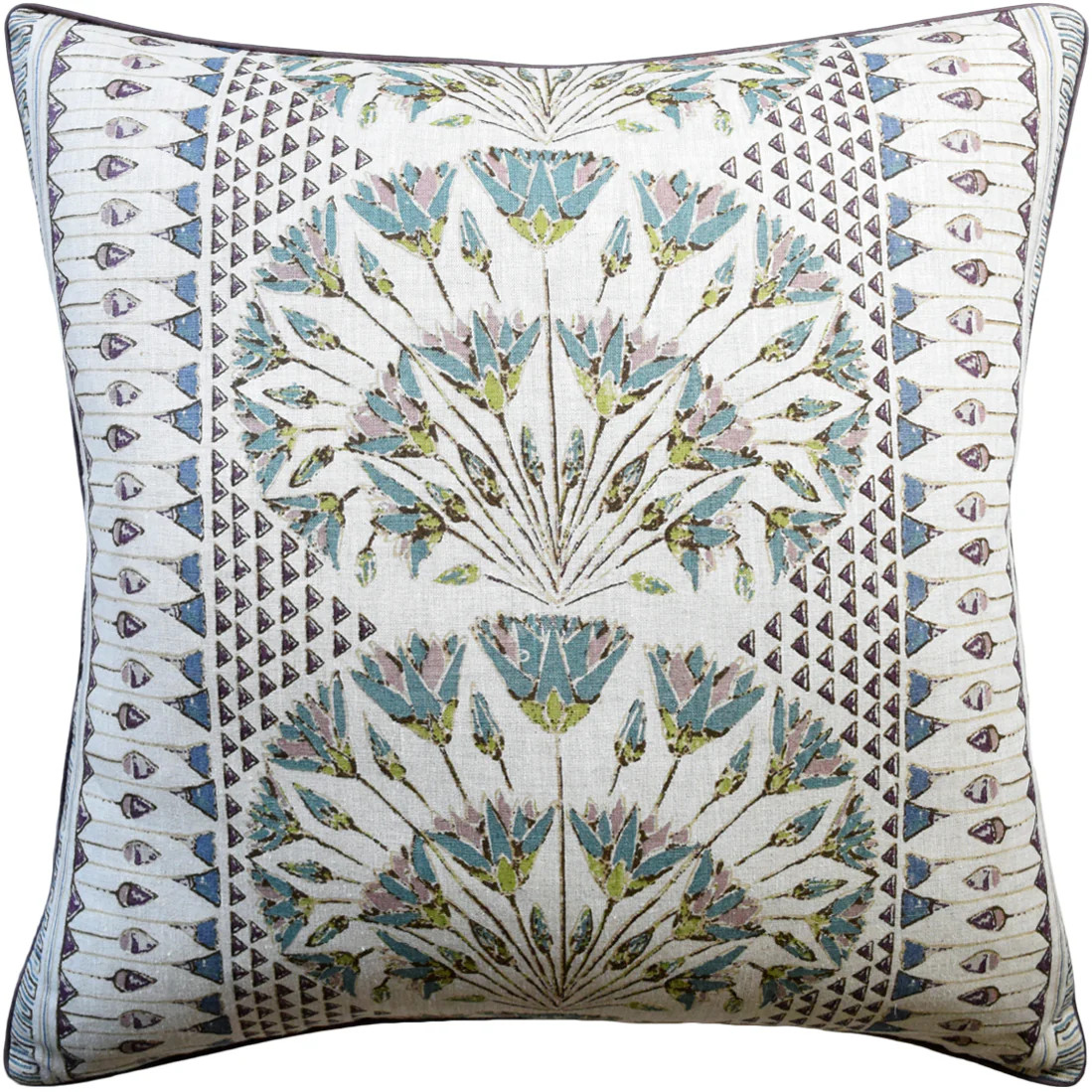 Cairo Pillow, Eggplant, Pair | Paloma & Co.