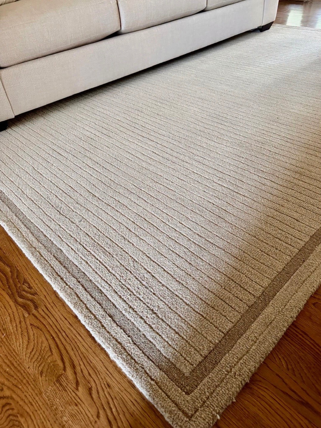 The first rug we put in our new home 🫢
￼
I still love this one so much! It adds such a cozy layer to the room and gives our home that warm, lived-in feeling I love.

#LTKdayinmylife #LTKHome #LTKOver40