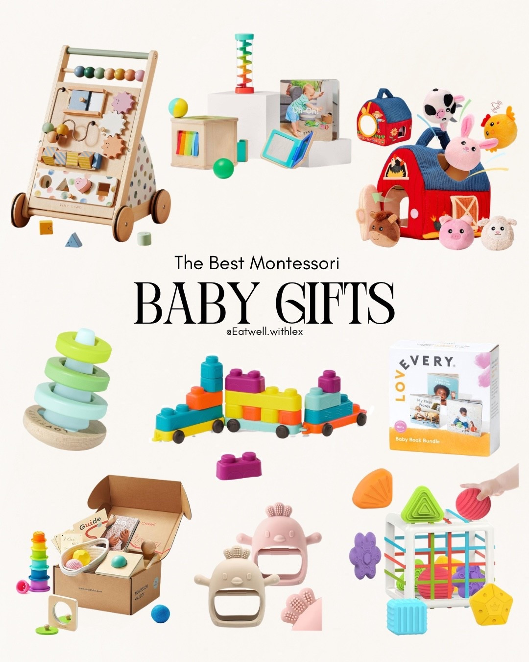 Baby Christmas gift ideas ! The best baby toys. Montessori toys for baby. 

#LTKHoliday #LTKGiftGuide #LTKBaby