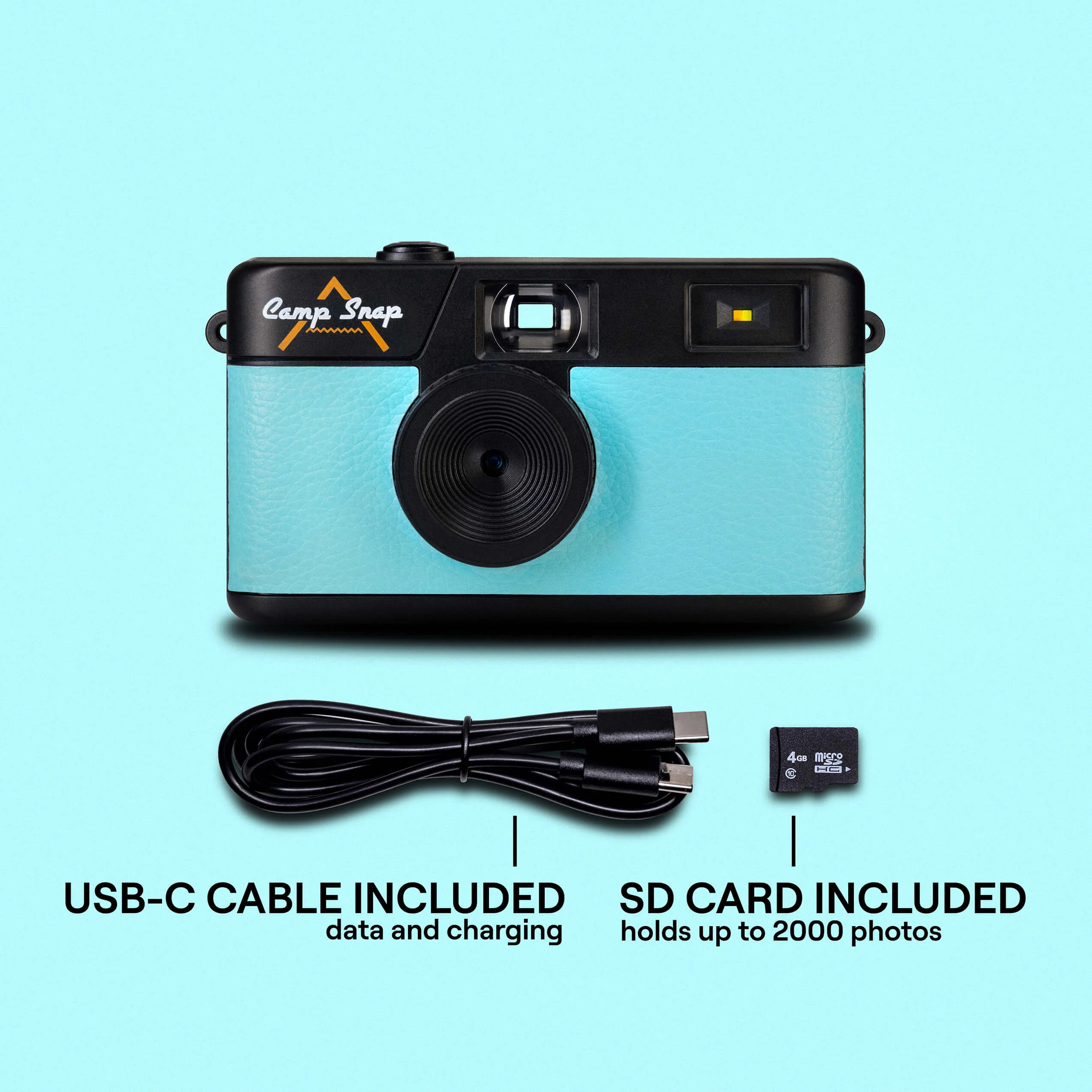 Vintage Screen Free Point and Shoot Digital Camera | Camp Snap | Camp Snap