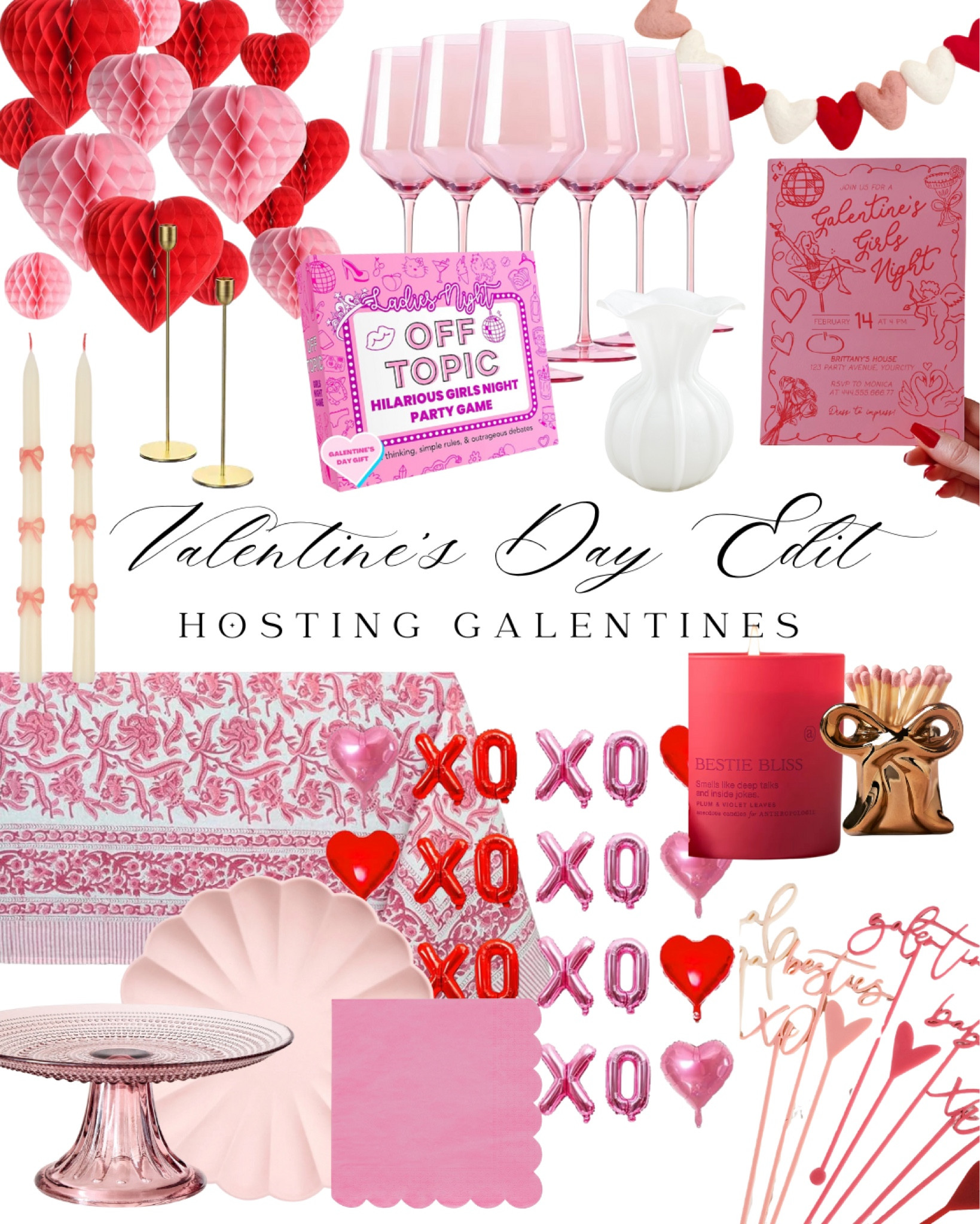 Celebrate the season of love with your best gal pals by hosting a Galentines event! I’ve put together a collection of items to ensure the perfect evening with your best girls  

#LTKSeasonal #LTKFindsUnder50 #LTKGiftGuide