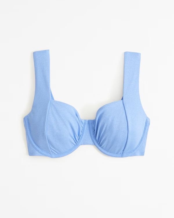 Curve Love Wide Strap Underwire Bikini Top | Abercrombie & Fitch (US)