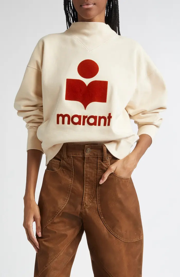 Isabel Marant Étoile Moby Logo Sweatshirt | Nordstrom | Nordstrom