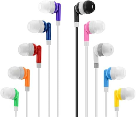 OSSZIT Wholesale Kids Bulk Earbuds Headphones Earphones for Classroom,Schools, Libraries, Hospita... | Amazon (US)
