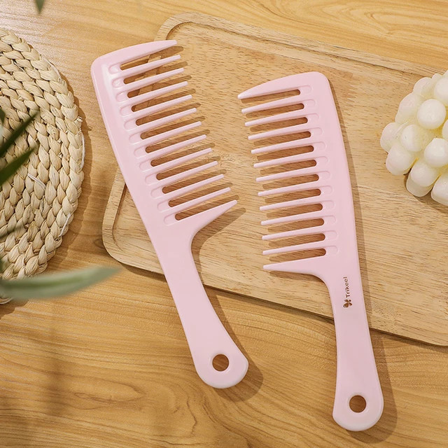 Fashion Pink Large Comb Anti-static Hair Combs Head Massager Wide Tooth Comb for Hair Styling Too... | AliExpress (US)