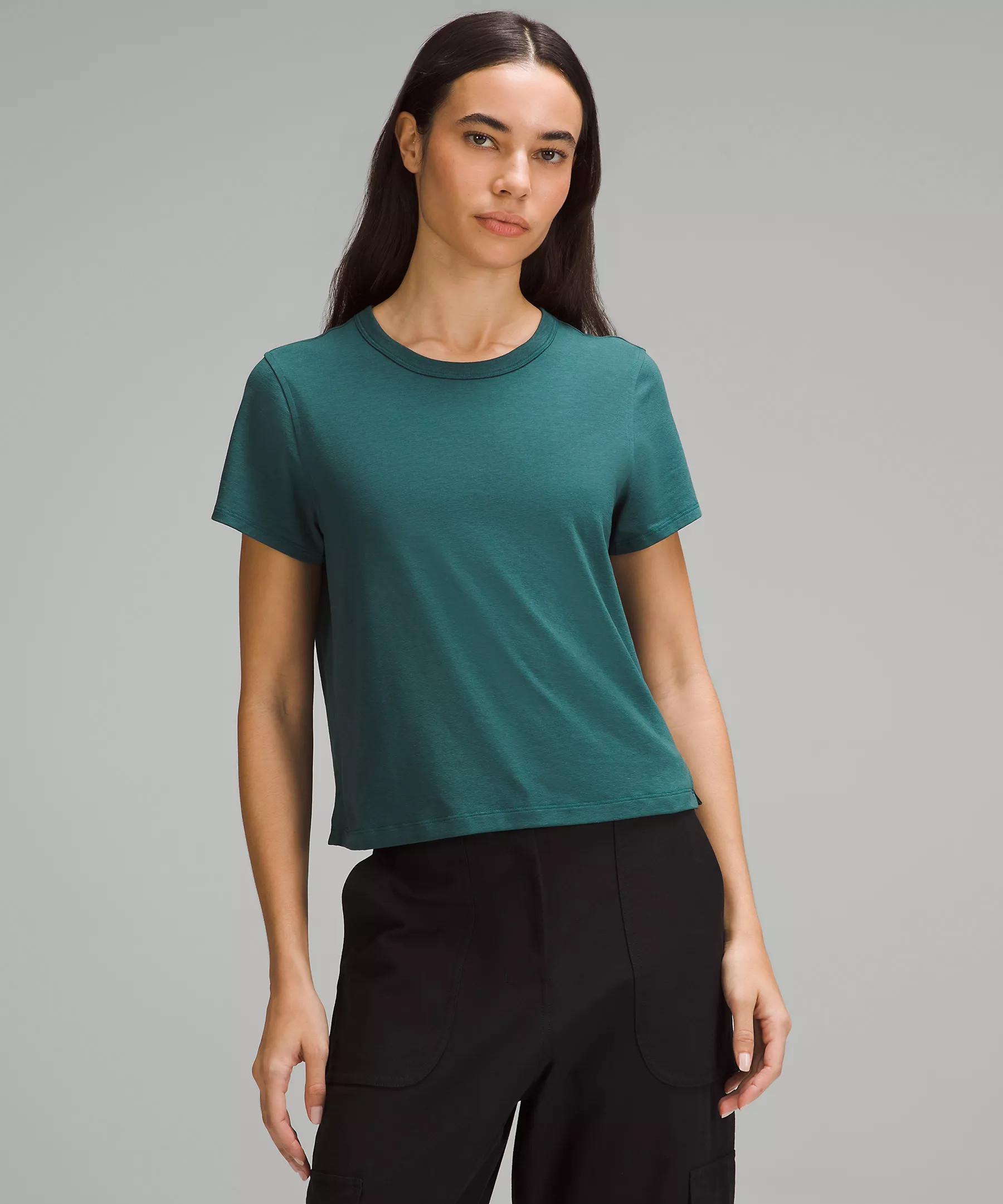 Classic-Fit Cotton-Blend T-Shirt | Women's Short Sleeve Shirts & Tee's | lululemon | Lululemon (US)