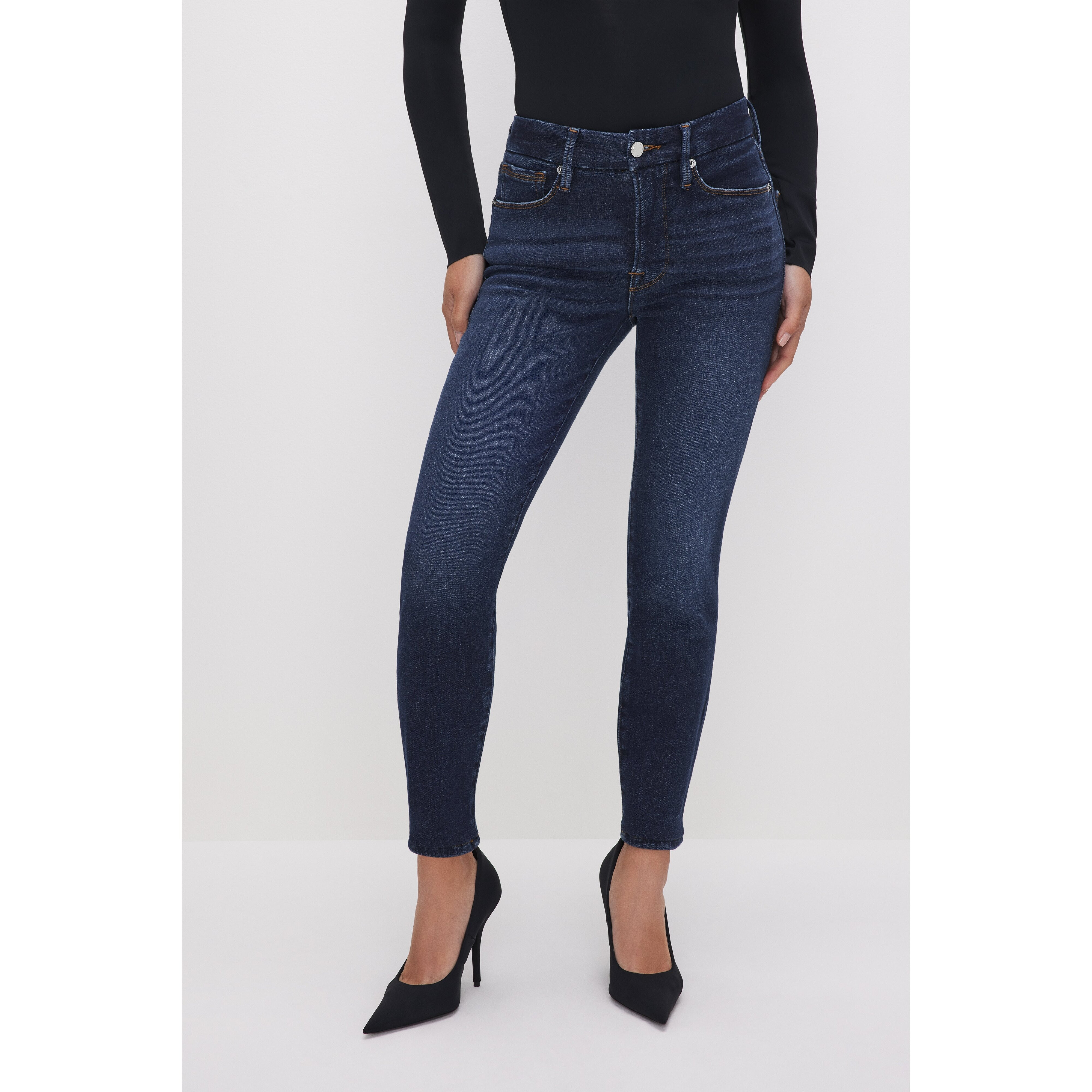 Women's Good Petite Skinny Jeans | Blue, Size 2 | Good American by Khlo� Kardashian | Good American