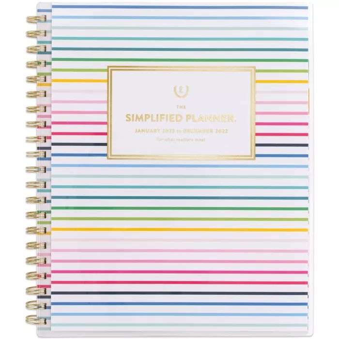 2022 Planner Large W/M CYO Stripe - Emily Ley for At-A-Glance | Target