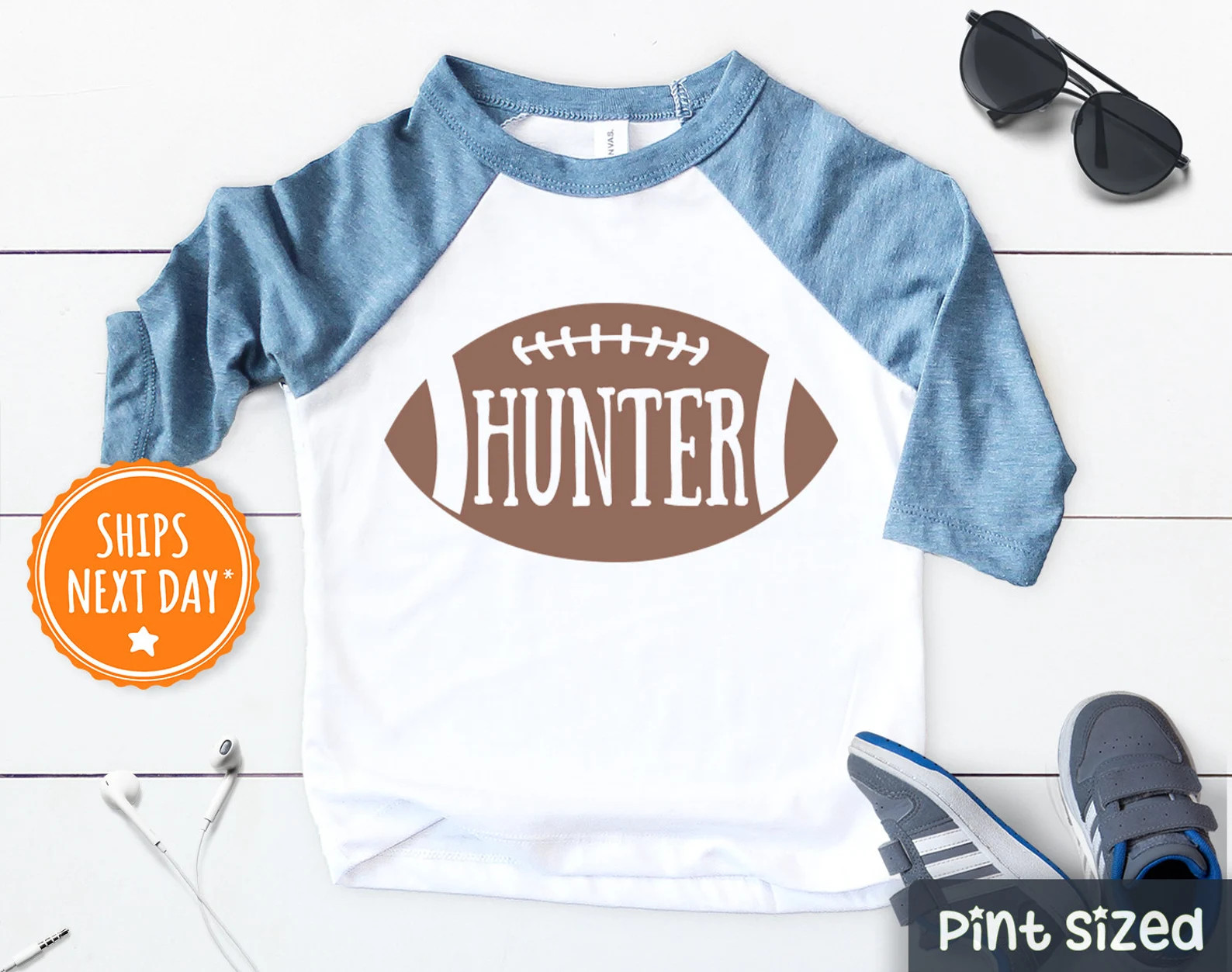Personalized Football Raglan  Football Toddler Shirt Cute - Etsy | Etsy (US)