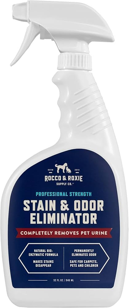 Rocco & Roxie Stain & Odor Eliminator for Strong Odor - Enzyme Pet Odor Eliminator for Home - Car... | Amazon (US)
