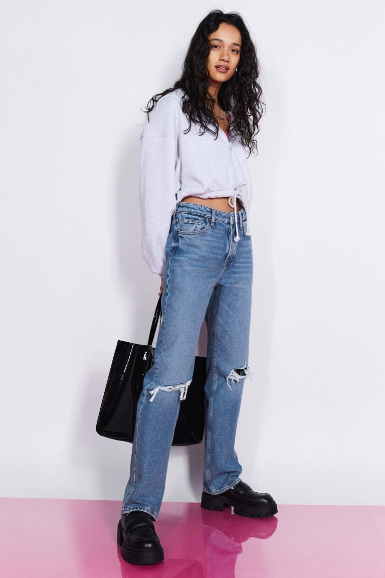 Straight High Jeans | H&M (DE, AT, CH, NL, FI)