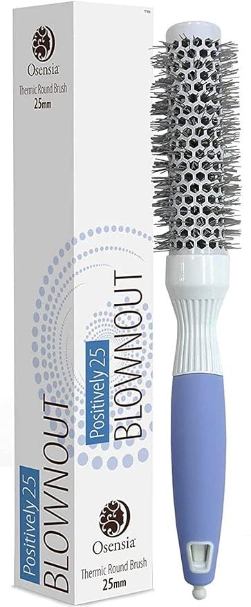 Professional Round Brush for Blow Drying - Extra-Small Ceramic Ion Brush for Sleek, Salon Blowout... | Amazon (US)