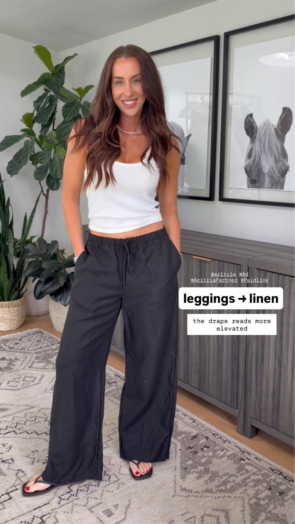 Aritzia pieces I'm reaching for all summer to keep things looking polished 🤍

→ Linen or silk  pants — for the drape linked here 👇
— @Aritzia  #Ad #AritziaPartner #Paidlink

#LTKootd #LTKgrwm #LTKmomlife