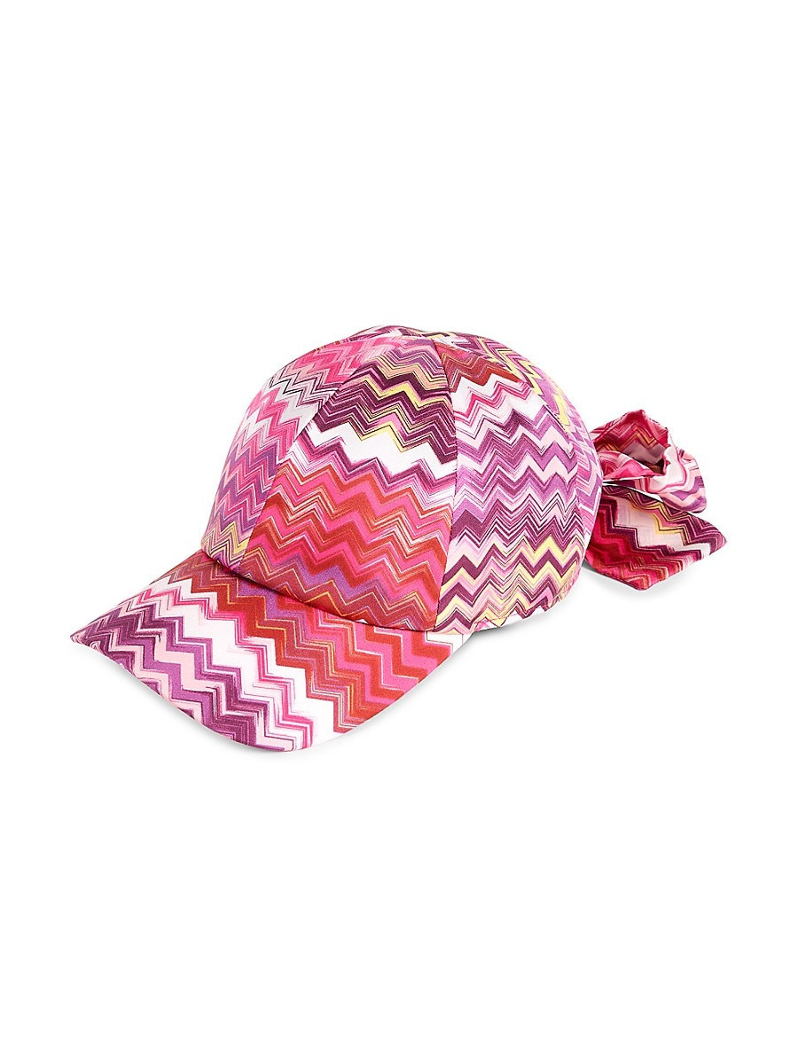 Missoni Women's Zigzag Silk Baseball Cap - Pink Fuschia | Saks Fifth Avenue OFF 5TH