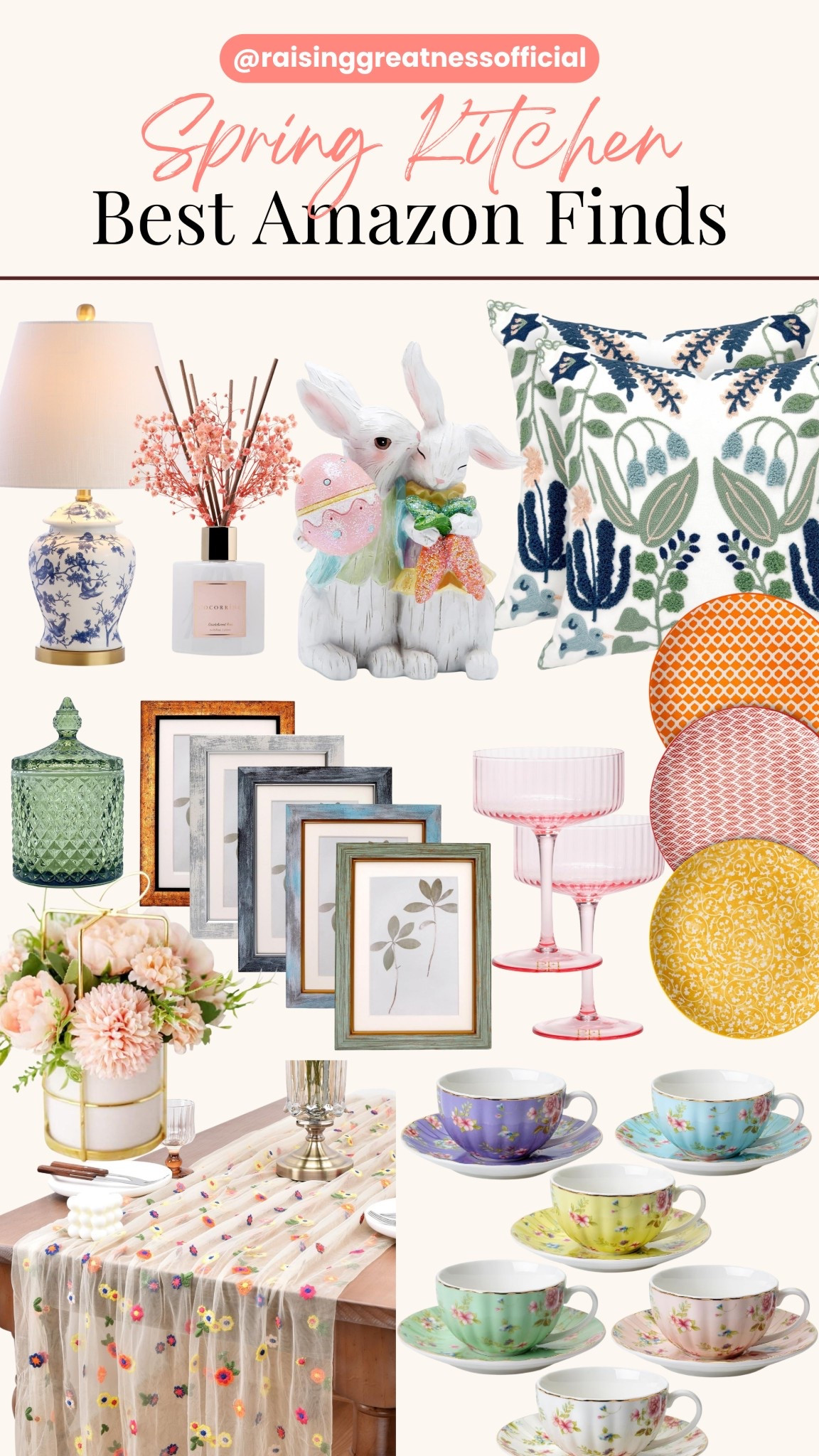 Refresh your home for spring with colorful and chic décor pieces including tea pots, decorative covers, plates, frames, glasses, and statement lamps. These bright finds instantly bring warmth, personality, and fresh seasonal charm into your space.

#SpringHomeDecor #HomeRefresh #AmazonHomeFinds #ColorfulHome #DecorInspo #SpringAesthetic #ChicHomeStyle #InteriorInspo #HomeStyling #SeasonalDecor

#LTKSaleAlert #LTKdayinmylife #LTKSpringSale