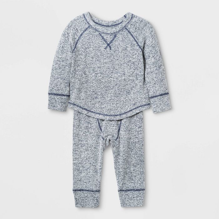 Baby Hatchi Top & Bottom Set - Cat & Jack™ Navy | Target