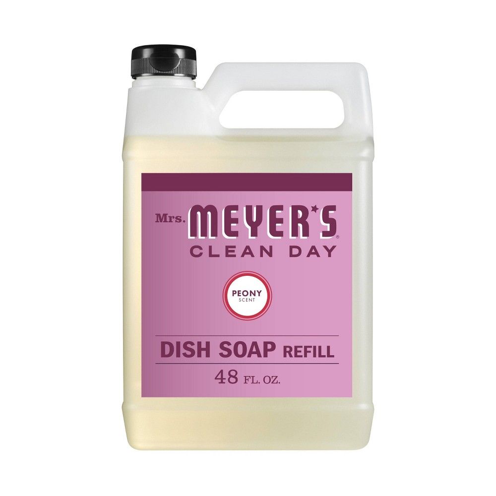 Mrs. Meyer's Peony Dish Soap Refill - 48 fl oz | Target