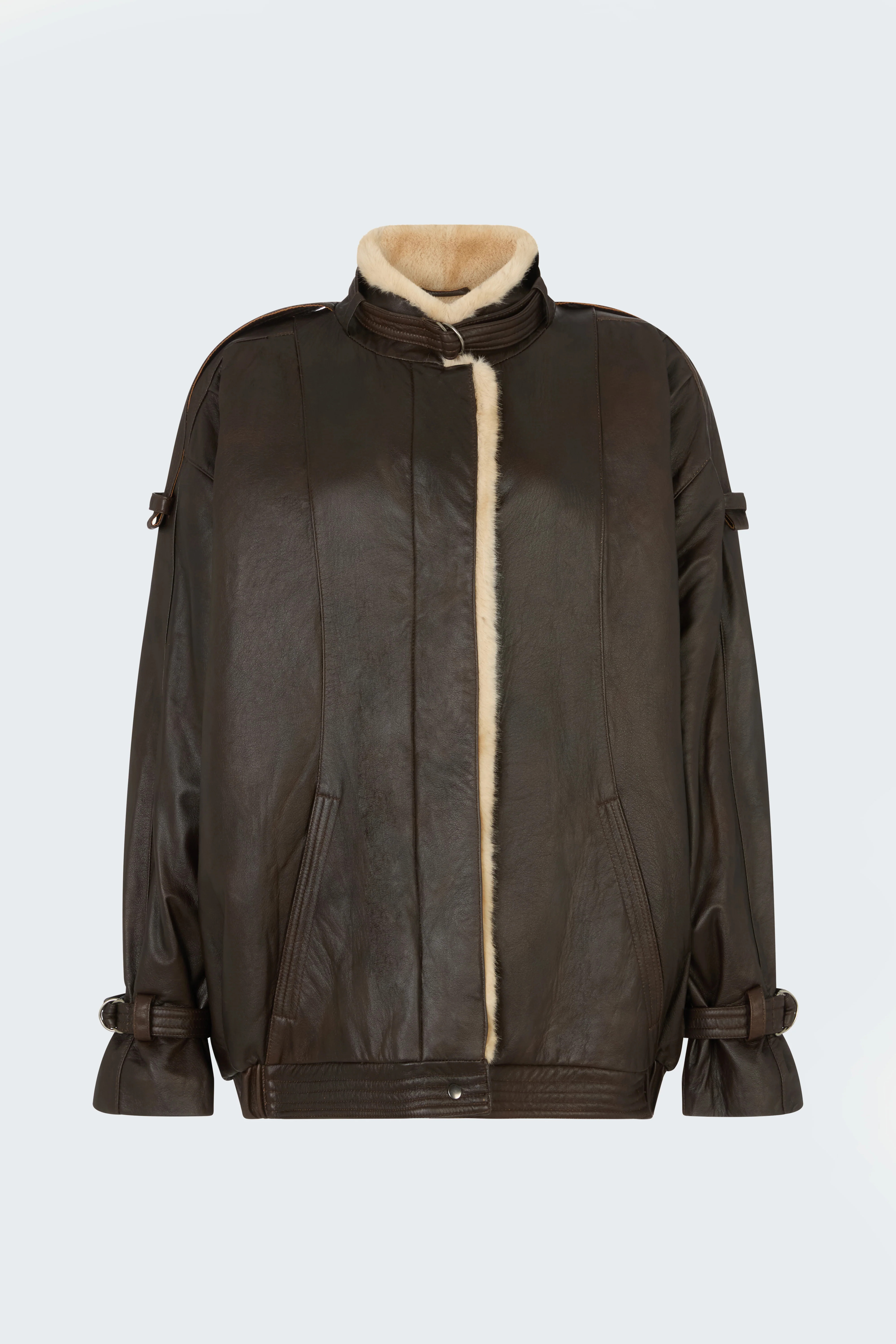 Elsie Leather Jacket | DUCIE