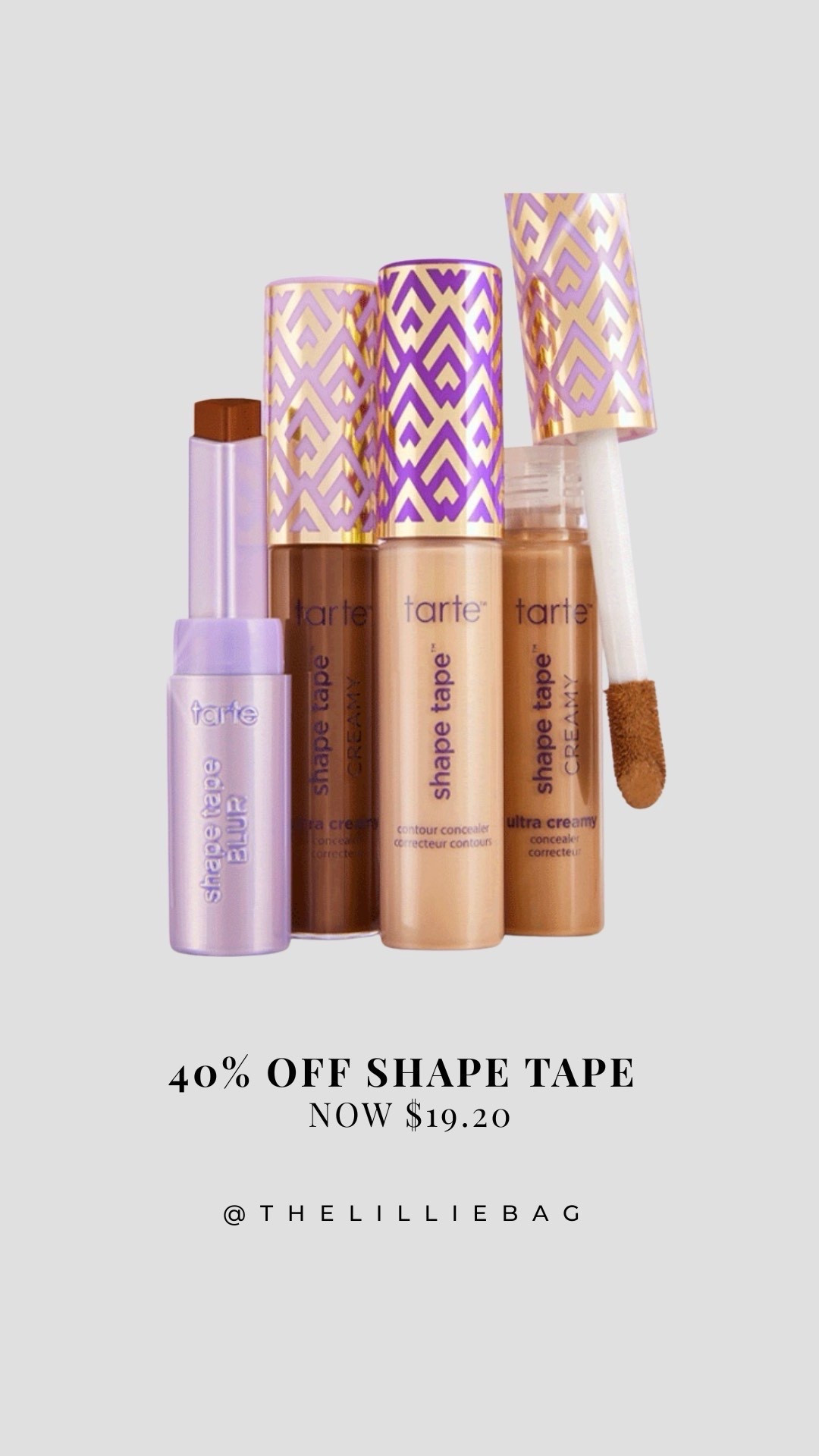 40% off shape tape! All versions on sale! Waited all year for this sale for many of you! Today is the day! I like the stick best or the ultra creamy if I had to pick! 🤍✨

Makeup. Sale. Beauty. Concealer. TARTE. 


#LTKFindsUnder50 #LTKBeauty #LTKSaleAlert