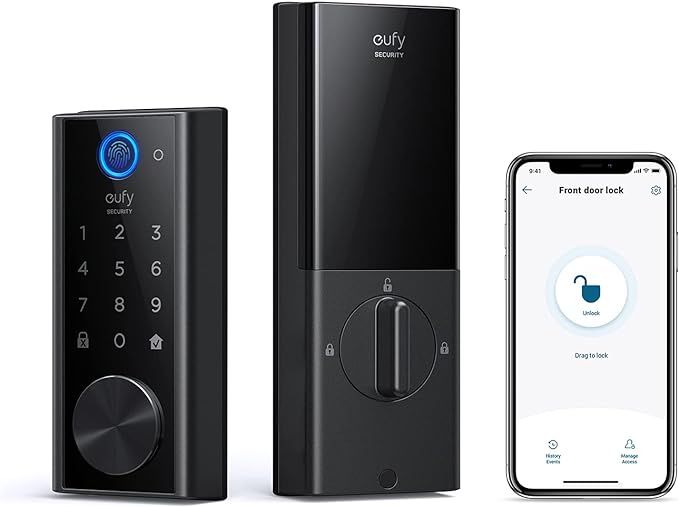 eufy Security S230 Smart Door Lock Touch & Wi-Fi, Fingerprint Scanner, Keyless Entry Wi-Fi Blueto... | Amazon (US)