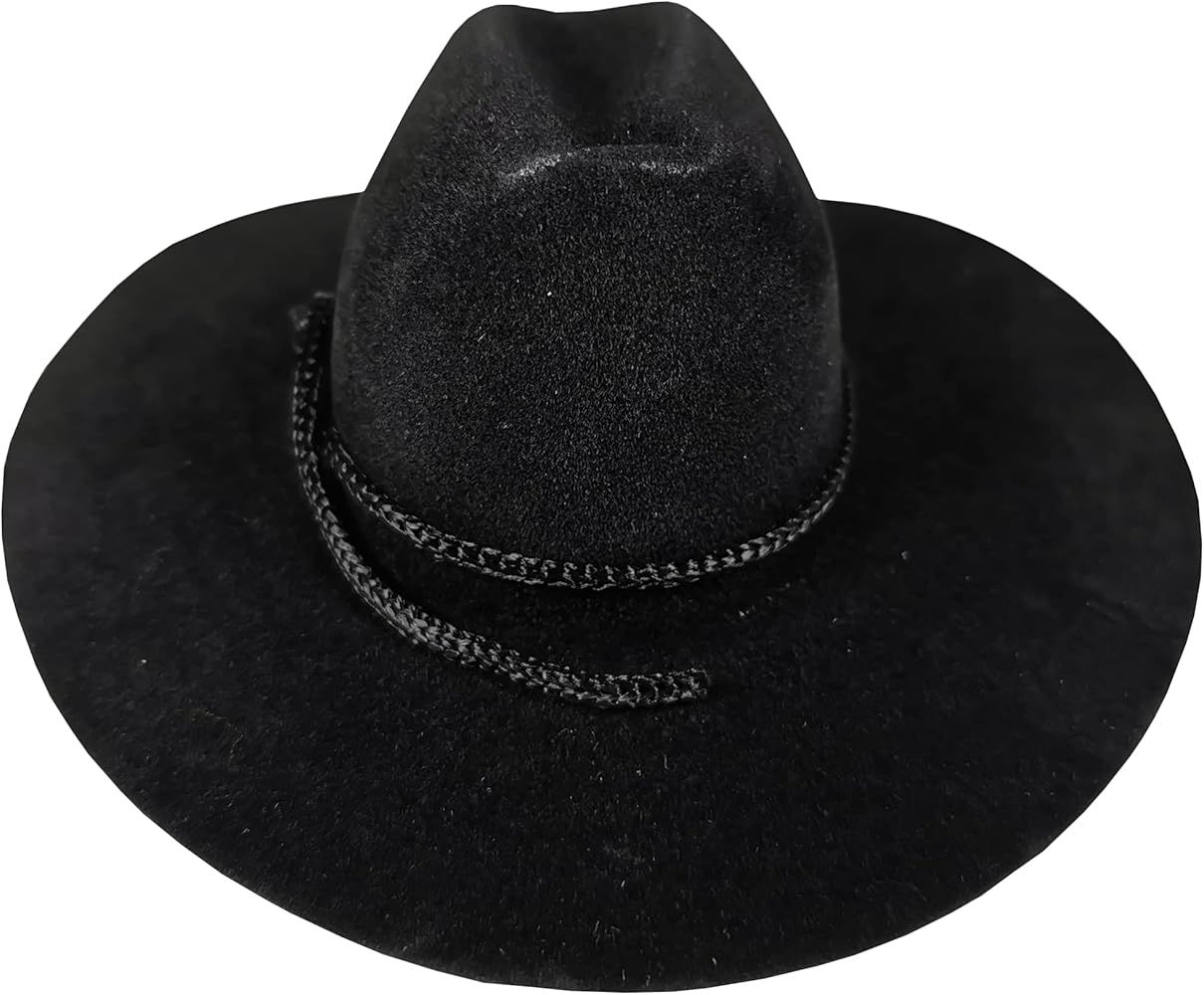 CalCastle Craft 12pcs Mini Cowboy Hat Western Wedding Favors Decoration 4" Black | Amazon (US)