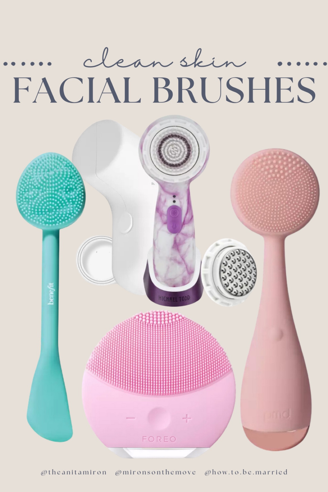 Facial cleansing brushes from Sephora

#LTKbeauty
