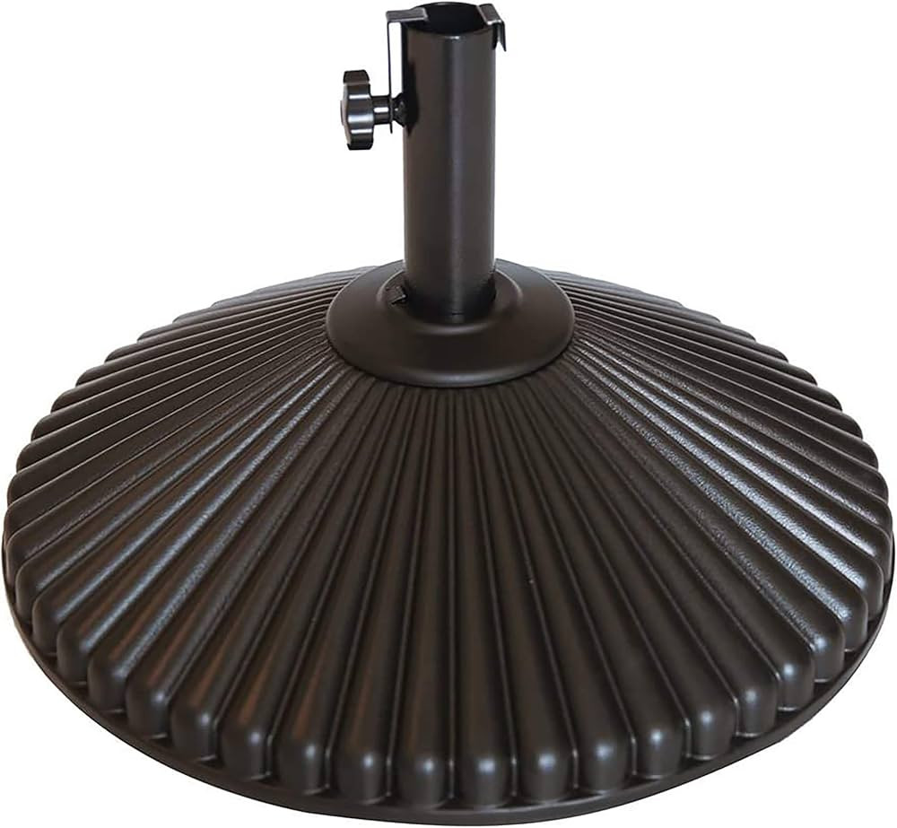 Abba Patio 50 lbs Round Patio Base Recyclable Plastic 23.4 inch Diameter Outdoor Umbrella Stand H... | Amazon (US)