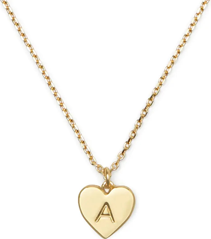 initial heart pendant necklace | Nordstrom