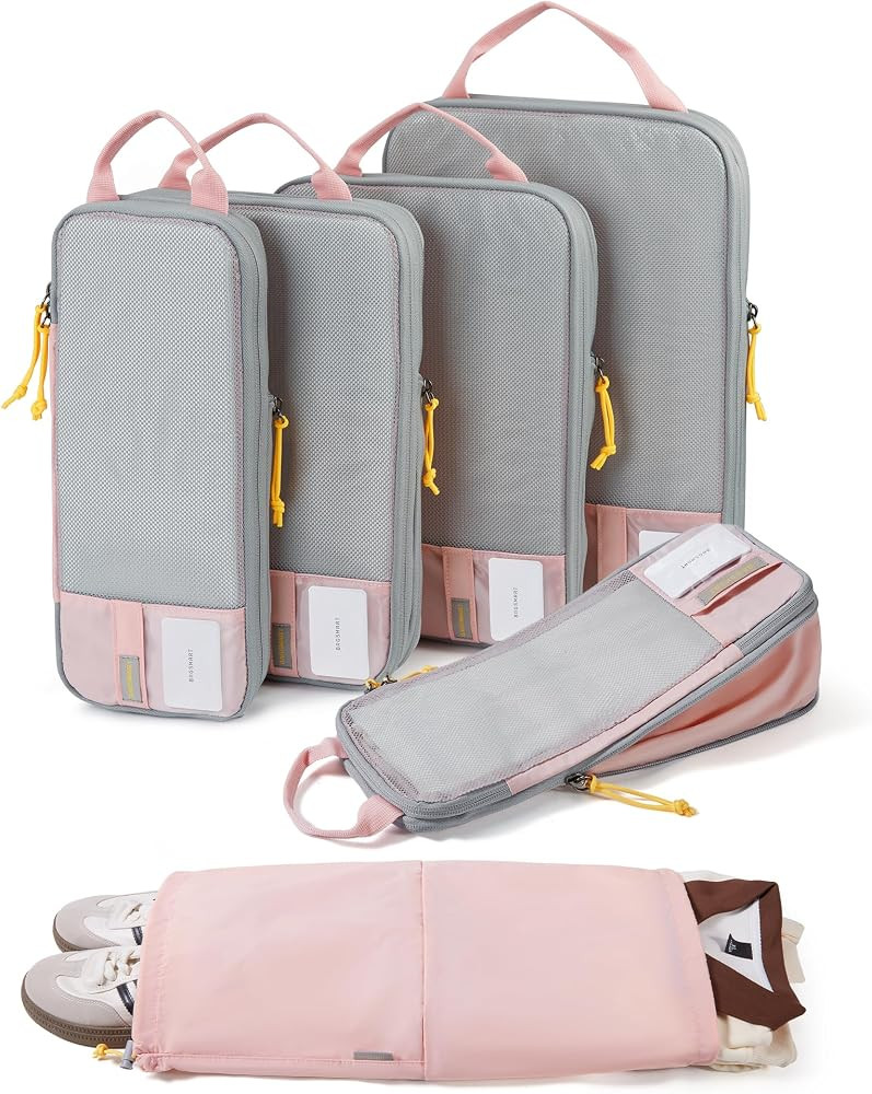 BAGSMART Compression Packing Cubes for Travel Essentials | Amazon (US)