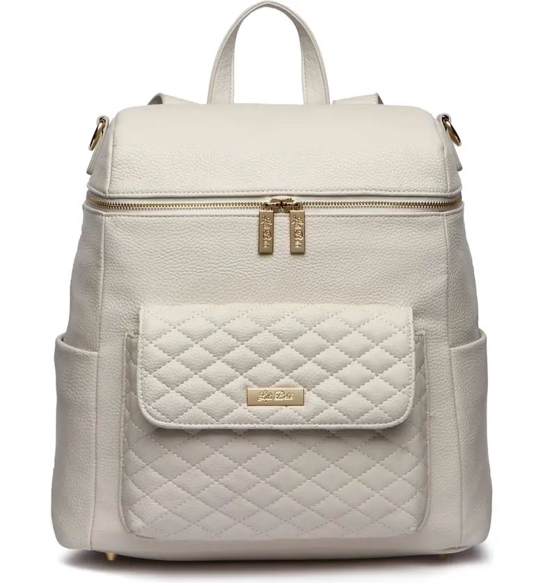 Luli Bebé Monaco Faux Leather Diaper Backpack | Nordstrom | Nordstrom