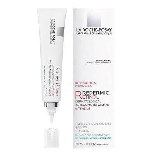 La Roche-Posay Redermic R Anti Aging Retinol Cream, Reduces Wrinkles, Fine Lines, and Age Spots w... | Amazon (US)