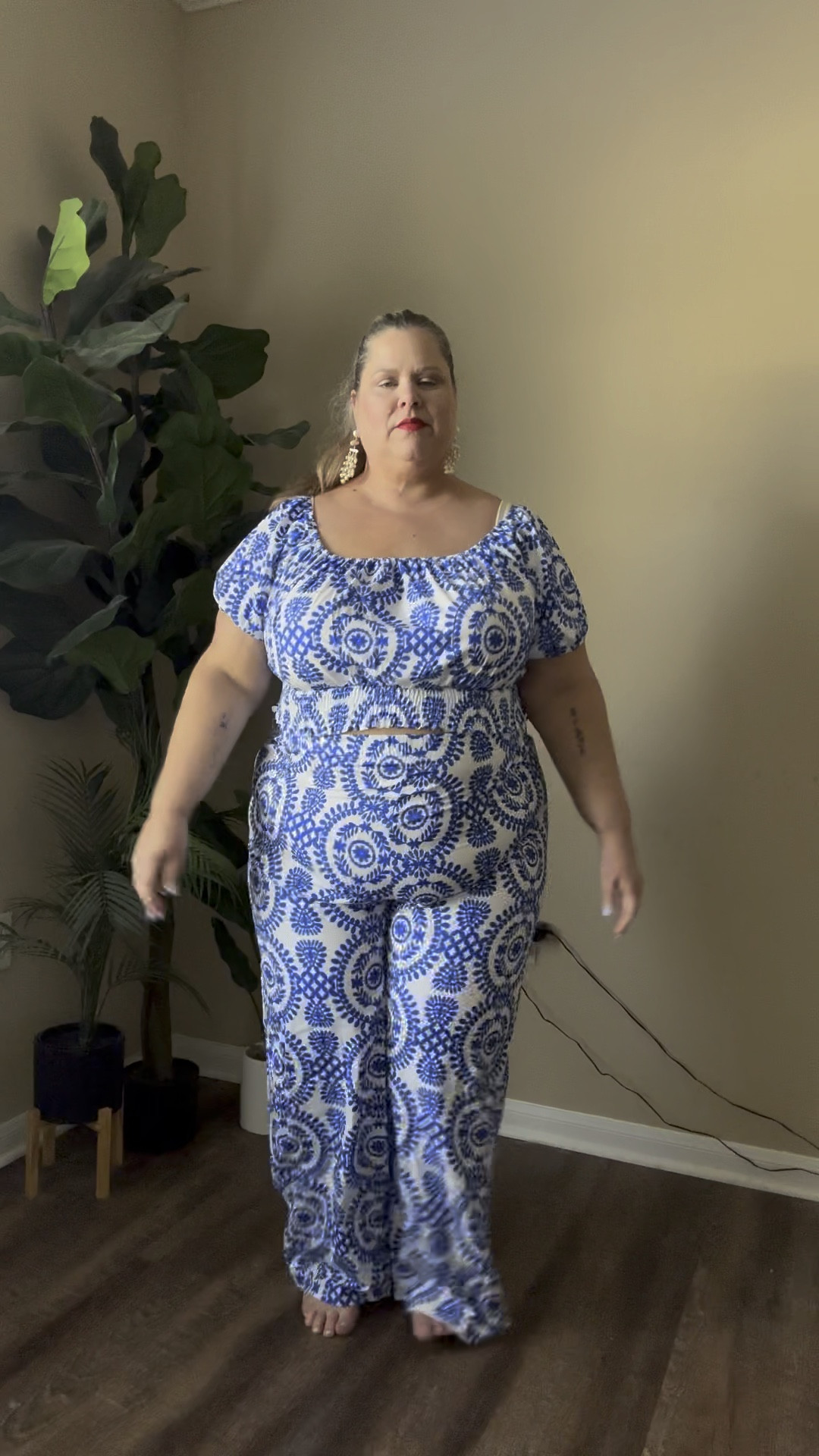 SHEIN outfit on sale! Size up for the pants! 

#LTKSeasonal #LTKSaleAlert #LTKPlusSize