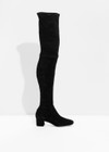 Click for more info about Slim Suede Thigh High Boots