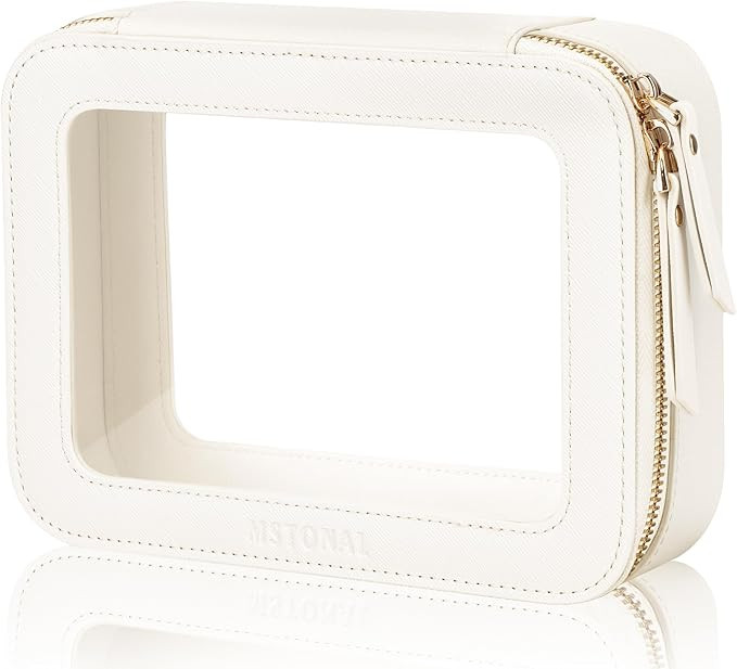 Clear Makeup Bag, Travel Toiletry Bag Cosmetic Case for Women, Waterproof Portable Make Up Skinca... | Amazon (US)