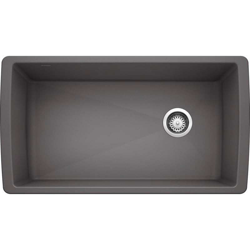 Blanco 441767 Diamond 33-1/2" Undermount Single Basin SILGRANIT Kitchen Sink Cinder Fixture Kitchen  | Build.com, Inc.