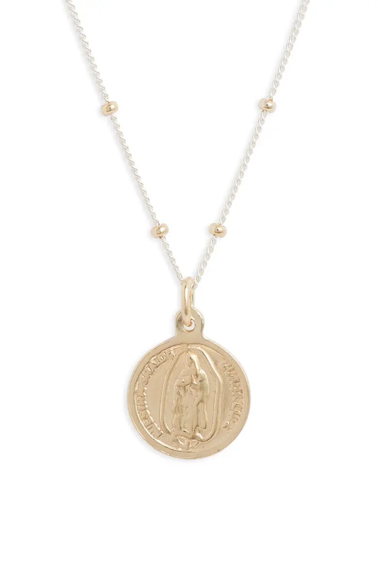Single Medallion Pendant Necklace | Nordstrom