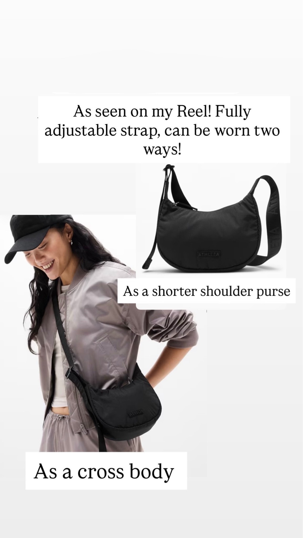 Comes in other colors as well. Strap is adjustable

#LTKOver40 #LTKActive