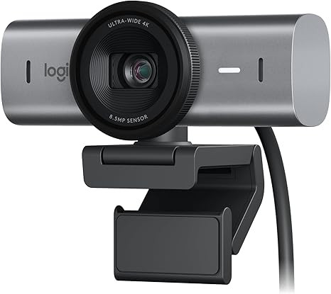 Logitech MX Brio Ultra HD 4K Webcam for Collaboration and Streaming, 1080p 60 FPS, Show Mode, Wor... | Amazon (US)