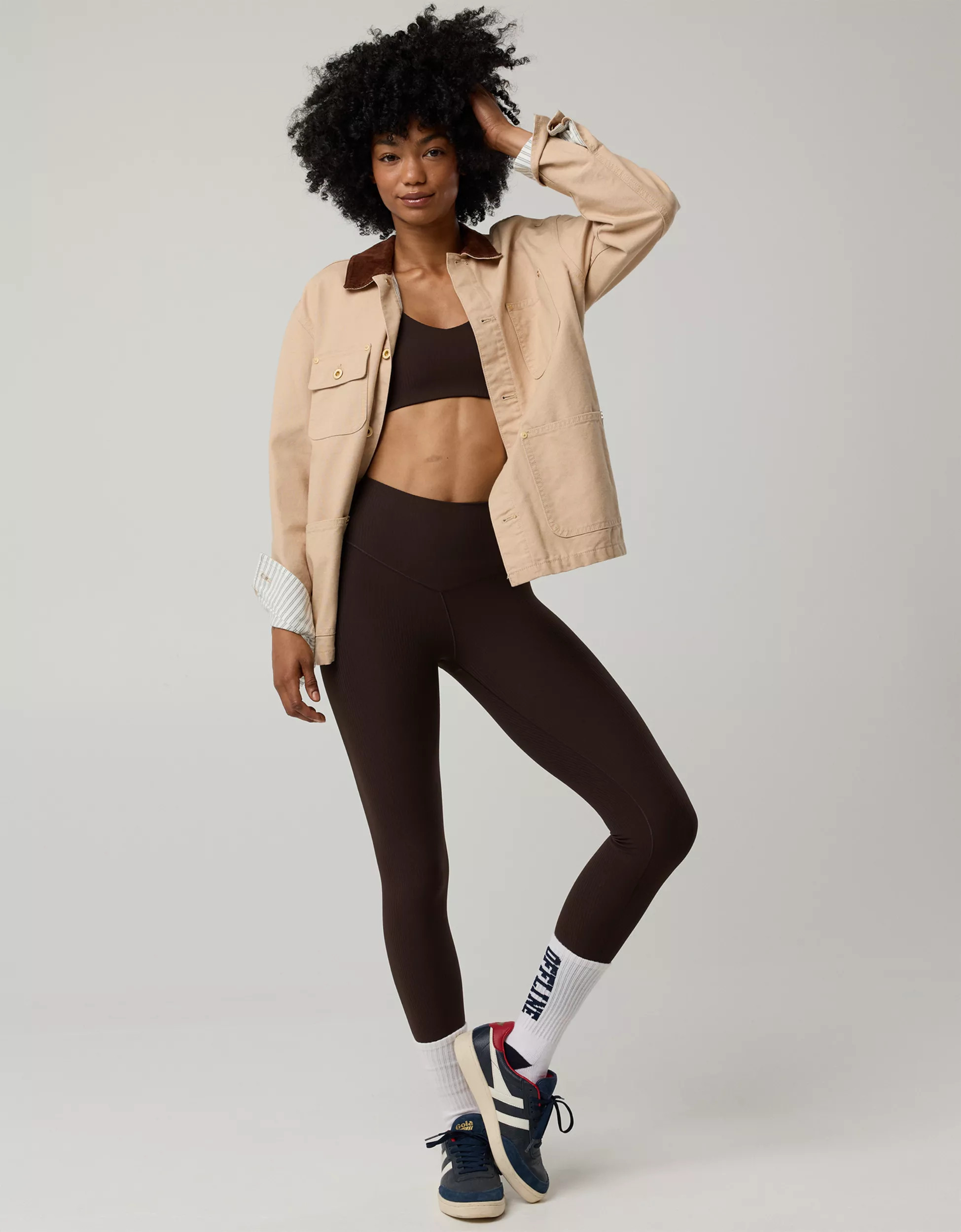 OFFLINE By Aerie Real Me XTRA Ribbed Legging | Aerie