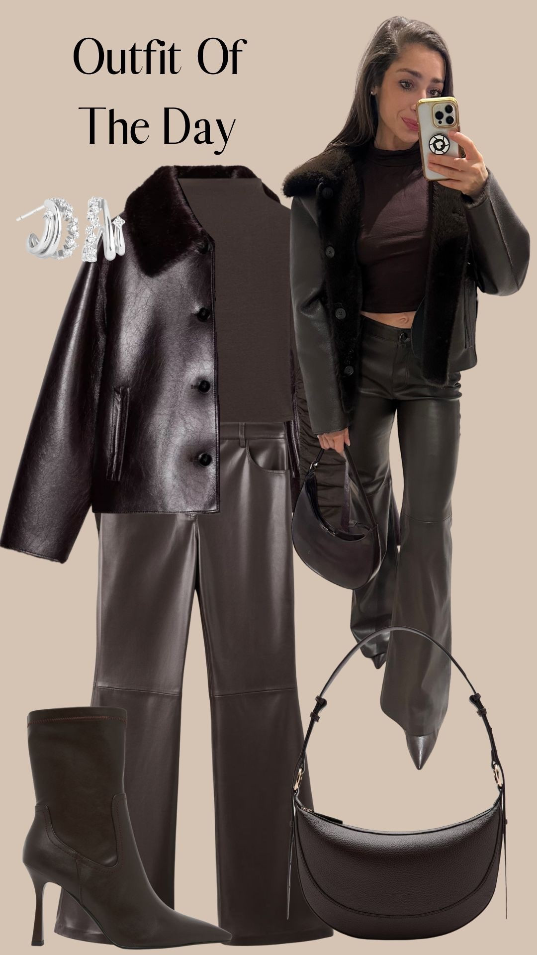 OOTD: Zara jacket, Zara top, Mango trousers, Schuh boots, ASOS bag, Astrid & Miyu earrings 

#LTKwinter #LTKstyletip #LTKdatenight