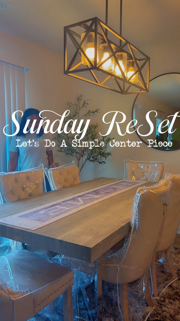 Happy Sunday Reset!!! Let’s do a simple center piece for the dining room table…

#LTKvlog #LTKHome #LTKSeasonal