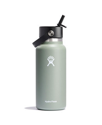 Hydro Flask 32 oz Wide Mouth with Flex Straw Cap - Macy's | Macy's