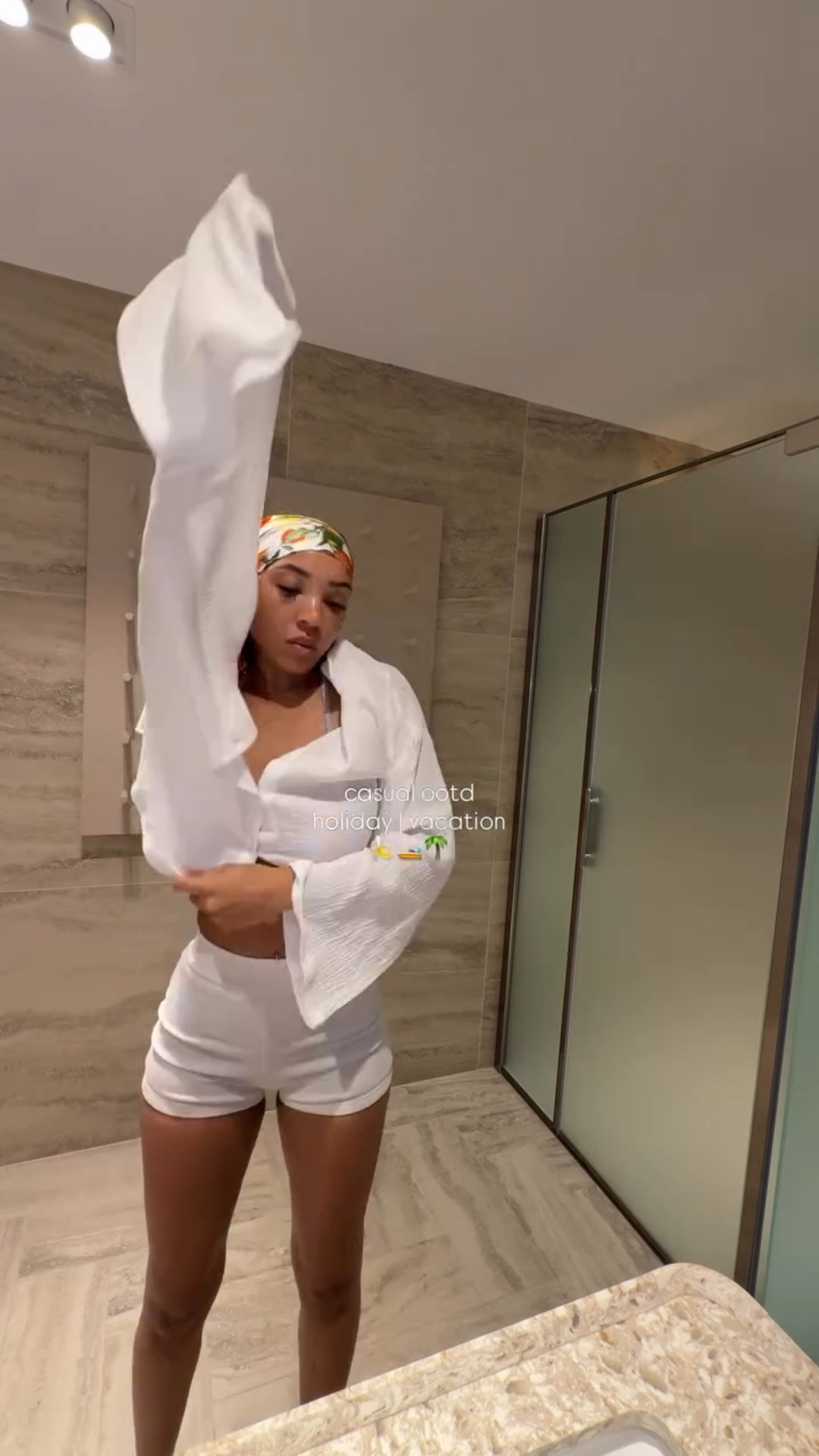 Vacation GRWM is about easy outfits, glowy makeup with less effort, and accessories that make a simple beach day feel a little more elevated 👙🧣✨ Shop resort-ready looks for your upcoming trip 🤍

#LTKVacation #LTKTravelStyle #LTKOutfitInspo #ResortWearStyle #LTKGetawayVibes #LTKTrend #VacationStyleInspo

#grwm #vacationmakeup #vacationlooks #beachvacation #getreadywithme #travelaesthetic #ootd #scarftutorial #scarfstyling #ootdvideo #minivlog #onthegostyle #vacationroutine 

Pretty Little Thing
White linen
Vacation Wardrobe Staples
Vacation Basics
Simple and easy vacation outfits
Simple vacation looks

#LTKTravel #LTKPetite #LTKStyleTip