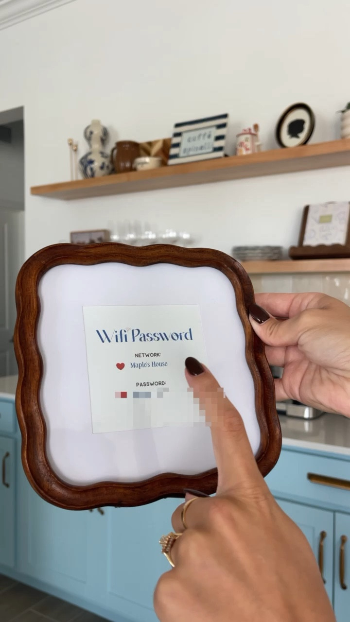 home decor pieces 🤍 love this frame for our wifi information and this adorable hook to hang things up!

#LTKHome #LTKFindsUnder50 #LTKSeasonal